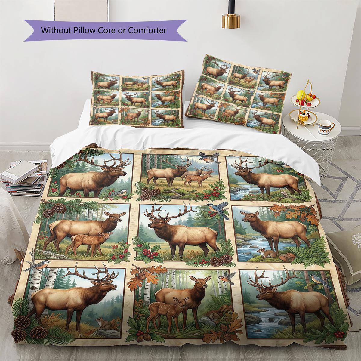 Retro Oil Painting Animals Pattern Bedding,Quilt Set Quilt Cover Pillowcase Home Birthday Gift (1 * duvet cover + 2 * pillowcase, without core) 135x200cm
Retro Oil Painting Animals Pattern Bedding,Quilt Set Quilt Cover Pillowcase Home Birthday Gift (1 * duvet cover + 2 * pillowcase, without core) 135x200cm