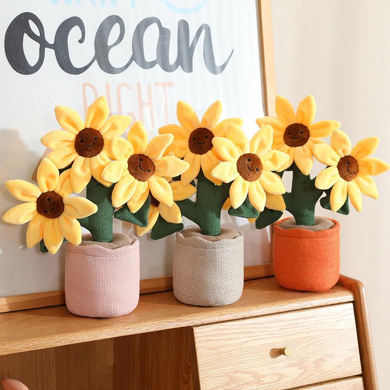 32cm Sunflower Potted Plant Bouquet Doll Plant Plush Toy Simulation Flower Bouquet Flower Sunflower Bookshelf Sofa Car Ornament 30cm розовый
32cm Sunflower Potted Plant Bouquet Doll Plant Plush Toy Simulation Flower Bouquet Flower Sunflower Bookshelf Sofa Car Ornament 30cm розовый