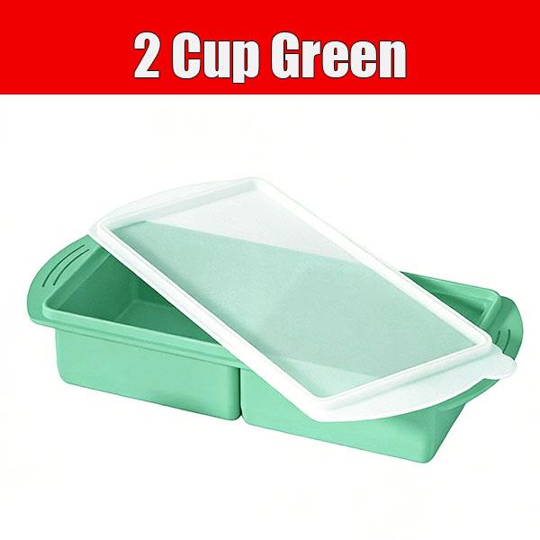 Silicone Food Freezer Mold 4-Cup Freezing Trays with Lid Silicone Soup Meal Sauce Portion Freeze Tray Make Stock Souped Ice Cube
Silicone Food Freezer Mold 4-Cup Freezing Trays with Lid Silicone Soup Meal Sauce Portion Freeze Tray Make Stock Souped Ice Cube