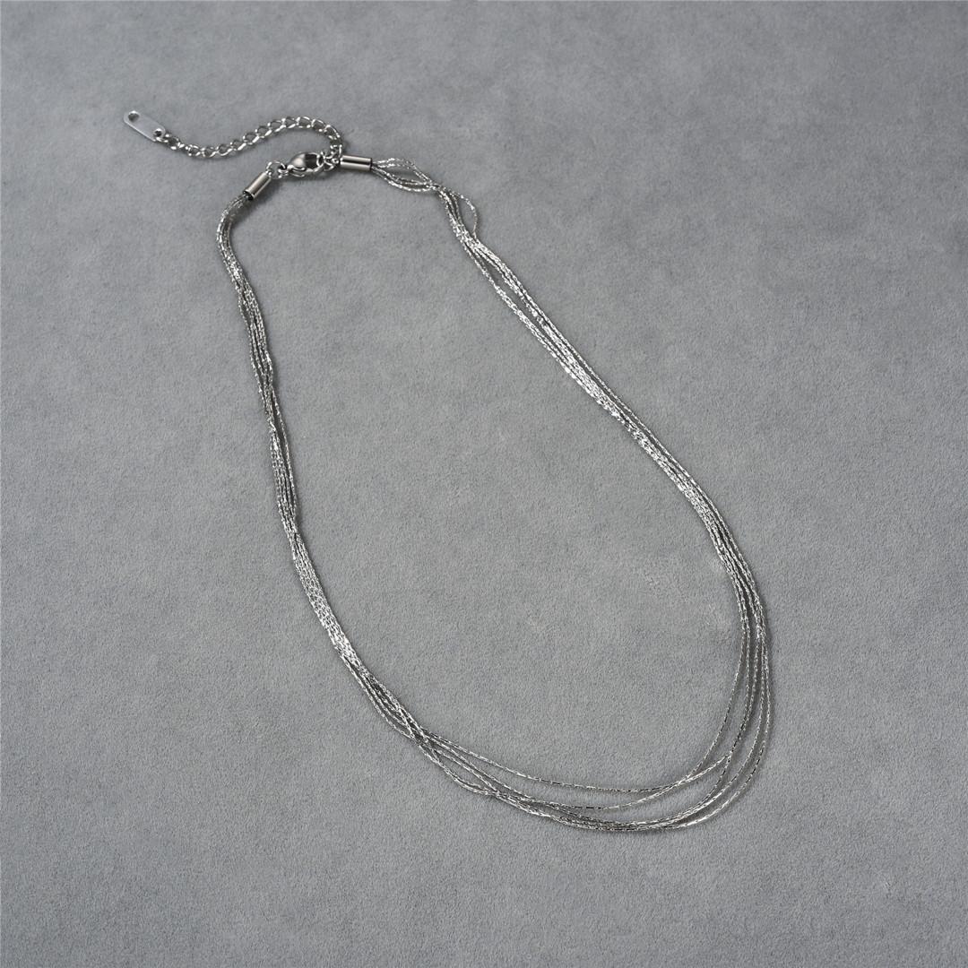 Fashion French Multi-Layer Stacked Snake Bone Chain Niche Design A Cold Wind Simple Temperament Necklace
Fashion French Multi-Layer Stacked Snake Bone Chain Niche Design A Cold Wind Simple Temperament Necklace