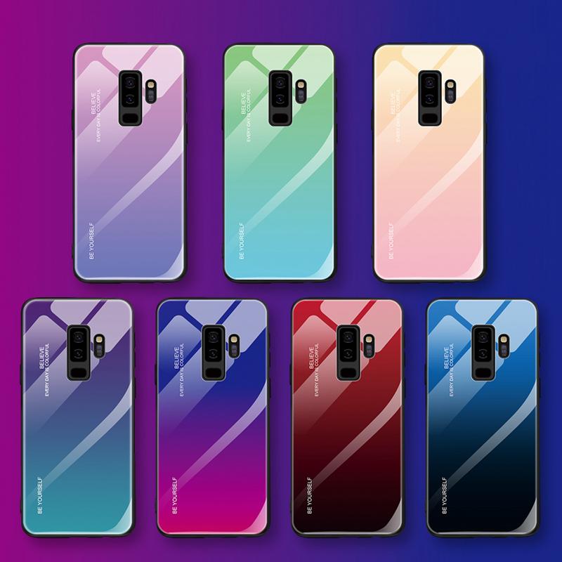 Чехол из закаленного стекла с градиентом для Samsung Galaxy S8 S9 S10 Plus S10E для Samsung A6 A8 + A7 A9 Plus, чехол для телефона, стекло
Чехол из закаленного стекла с градиентом для Samsung Galaxy S8 S9 S10 Plus S10E для Samsung A6 A8 + A7 A9 Plus, чехол для телефона, стекло