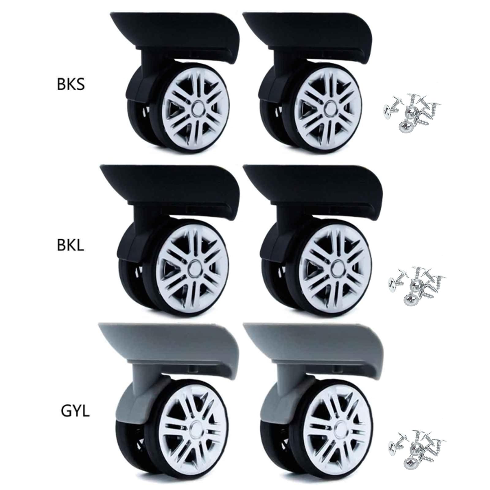 A65 Luggage Wheels Suitcase Double Row Roller Hardware Repairing Kit 360° Spinner Casters Heavy Duty Wheel 1 Pair L
A65 Luggage Wheels Suitcase Double Row Roller Hardware Repairing Kit 360° Spinner Casters Heavy Duty Wheel 1 Pair L