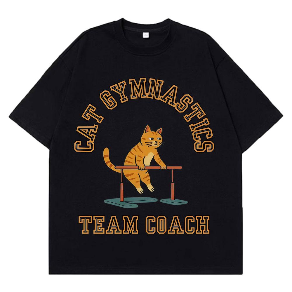 Silly Cat Gymnastics Funny Meme Tshirt Men Women Fashion Shortsleeved Cotton Harajuku Loose Oversized Tshirts Streetwear Tops 3XL
Silly Cat Gymnastics Funny Meme Tshirt Men Women Fashion Shortsleeved Cotton Harajuku Loose Oversized Tshirts Streetwear Tops 3XL