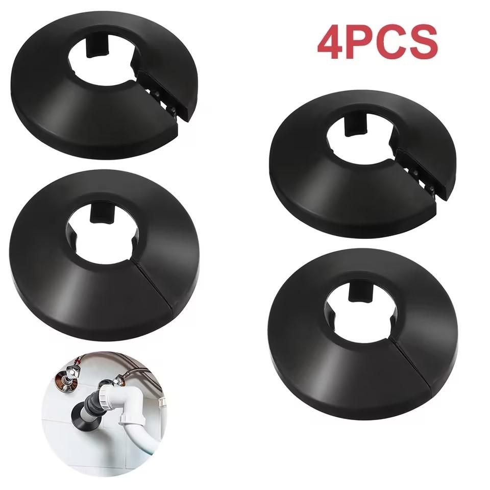 4PCS 15mm Radiator Pipe Collars Cover Triangle Valve Plastic Decorative Cover Round Snap Type Faucet Plumbing Pipe Cover чорний
4PCS 15mm Radiator Pipe Collars Cover Triangle Valve Plastic Decorative Cover Round Snap Type Faucet Plumbing Pipe Cover чорний