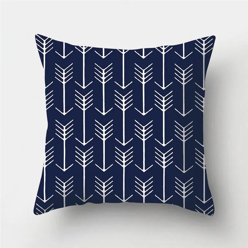 Dark Blue Geometric Pattern Decorative Pillowcase Bedding Home Decoration Cushion Pillowcase 16x16Inch
Dark Blue Geometric Pattern Decorative Pillowcase Bedding Home Decoration Cushion Pillowcase 16x16Inch