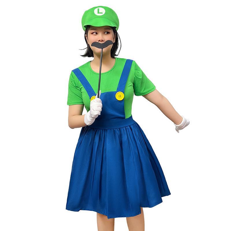 Mario mario anime game uniform, cosplay mary halloween costume mario costume womens costume 2XL
Mario mario anime game uniform, cosplay mary halloween costume mario costume womens costume 2XL