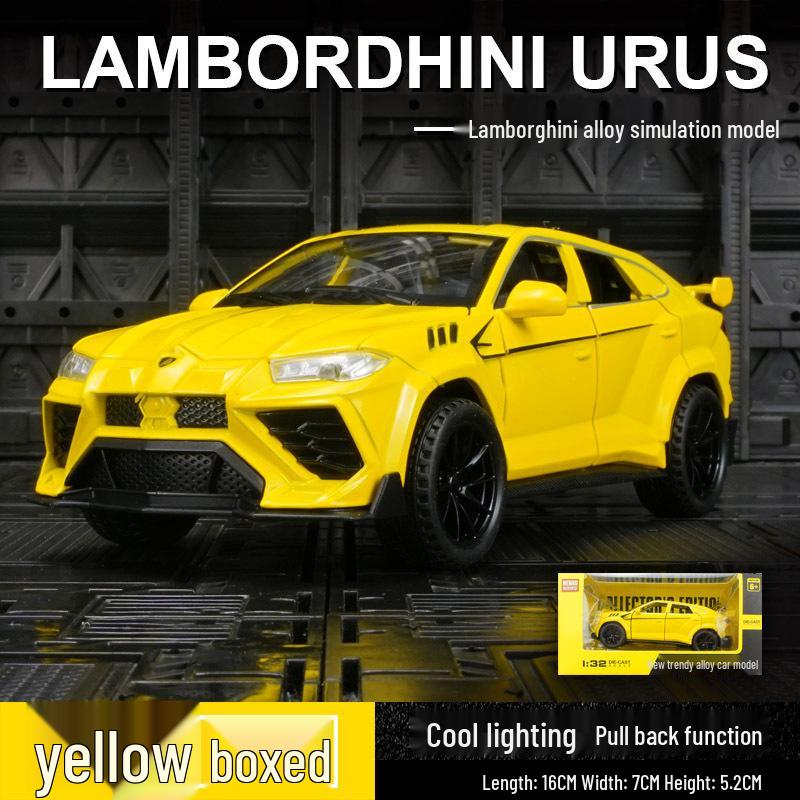 New XA3222 Lamborghini Urus Alloy Sports Car Model with Sound & Light Pull-Back Toy for Boys
New XA3222 Lamborghini Urus Alloy Sports Car Model with Sound & Light Pull-Back Toy for Boys