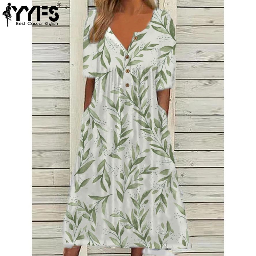 YYFS Women s Fashion Summer Spring Flower Pattern Print Short Sleeve V-Neck Loose Waistline Casual Dresses XXXL
YYFS Women s Fashion Summer Spring Flower Pattern Print Short Sleeve V-Neck Loose Waistline Casual Dresses XXXL