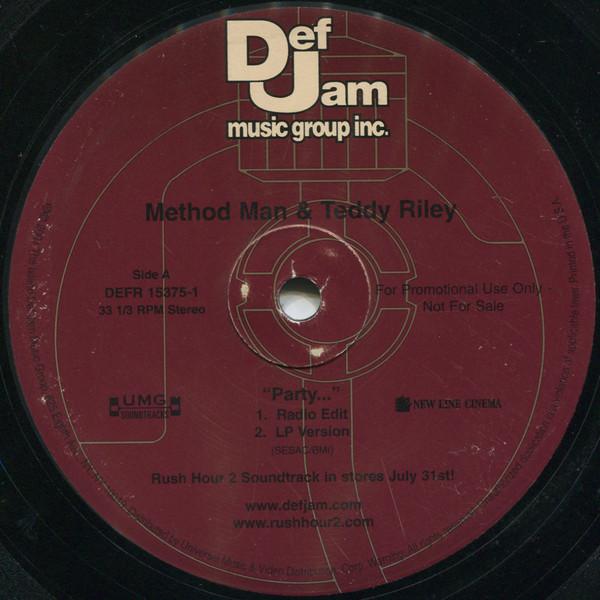 12inch Record METHOD MAN & TEDDY RILEY - Party... DEFR153751 Def Jam Music G 2001 UK Rap & Hip-Hop/R&B Used
12inch Record METHOD MAN & TEDDY RILEY - Party... DEFR153751 Def Jam Music G 2001 UK Rap & Hip-Hop/R&B Used