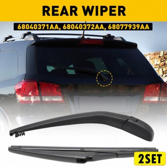 2Set Set of Rear Wiper Arm With Blade Fits for 2009- Dodge Journey 68077939A
2Set Set of Rear Wiper Arm With Blade Fits for 2009- Dodge Journey 68077939A