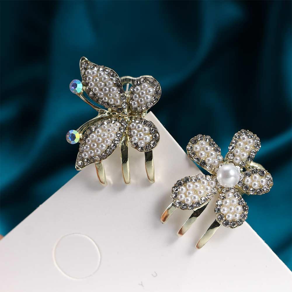 Luxury Flower Starfish Women Hair Headdress Pearl Hair Claw Crystal Hair Clip Butterfly Crab Clip Butterfly
Luxury Flower Starfish Women Hair Headdress Pearl Hair Claw Crystal Hair Clip Butterfly Crab Clip Butterfly