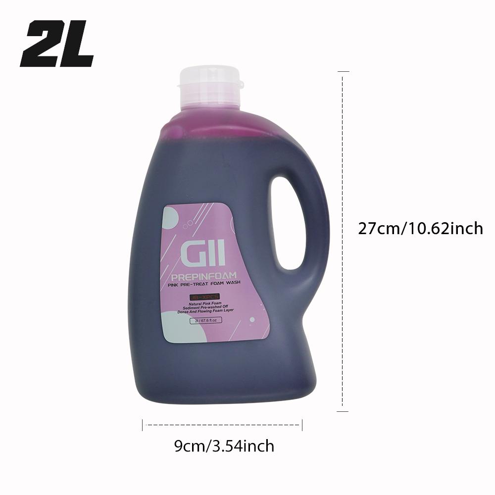 2L Pre Wash Car Foam Large Capacity Car Cleaner Sediment Pre-washed Off Heavy-Duty Mud Cleaning Surface Deposits Removal G11 G11-2L
2L Pre Wash Car Foam Large Capacity Car Cleaner Sediment Pre-washed Off Heavy-Duty Mud Cleaning Surface Deposits Removal G11 G11-2L