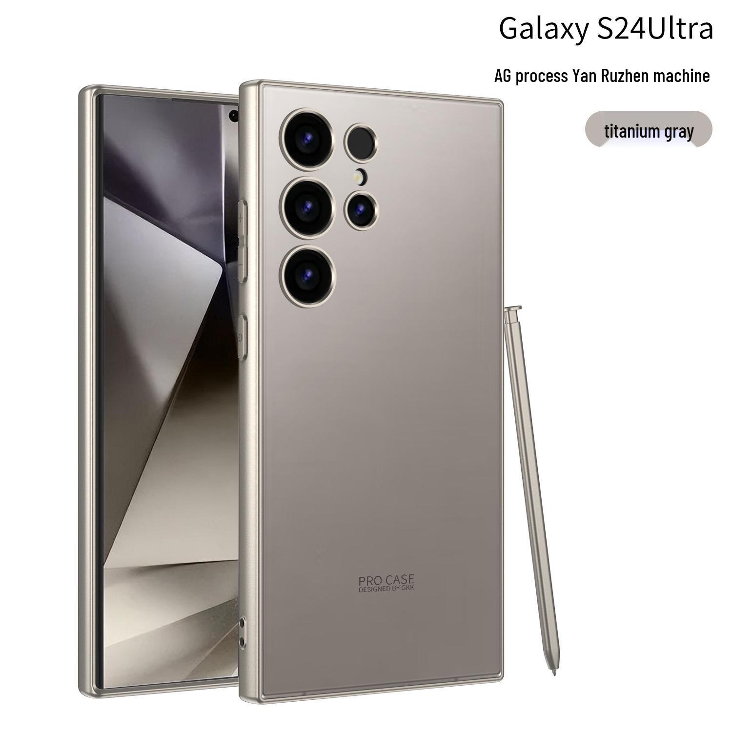 Samsung S24 Ultra Fashionable Skin-Feel Case: Electroplated Soft Edge, Ultra-Thin Protective Cover Samsung S23 Ultra
Samsung S24 Ultra Fashionable Skin-Feel Case: Electroplated Soft Edge, Ultra-Thin Protective Cover Samsung S23 Ultra
