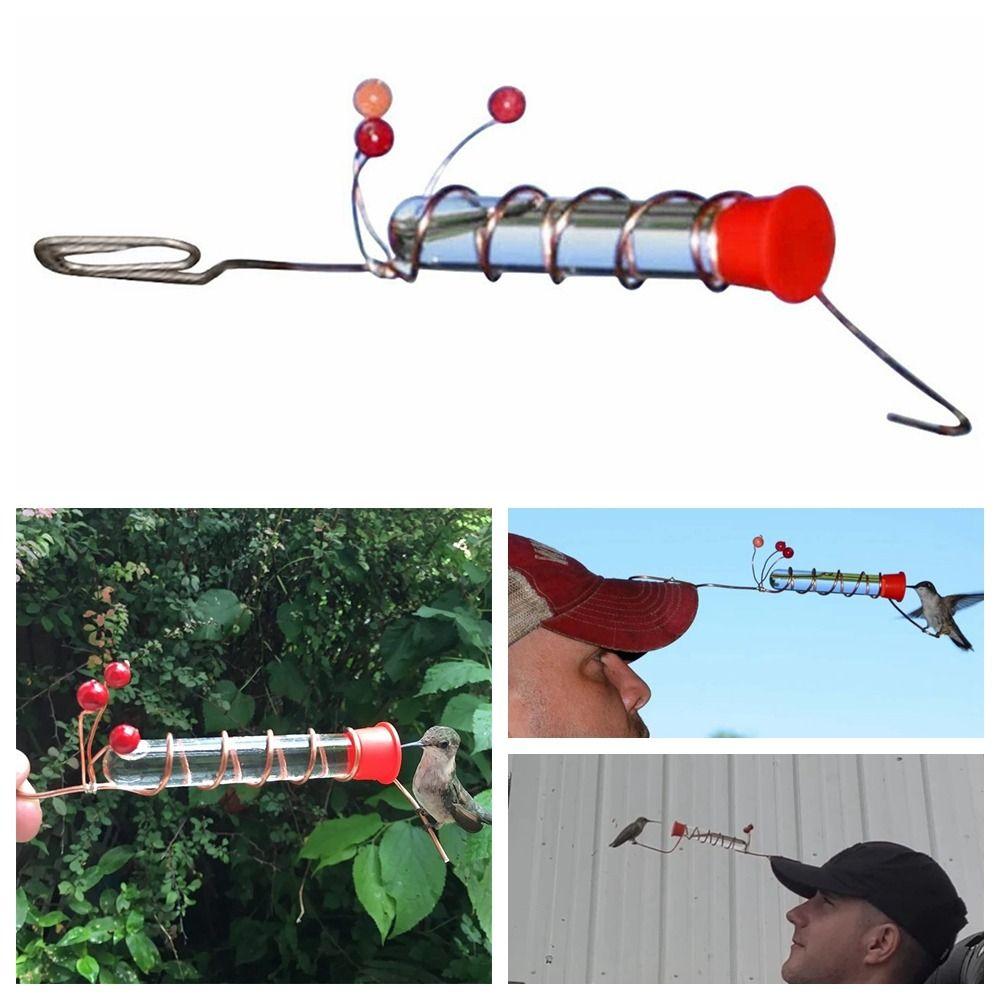 Long Tube Hat Birds Feeder Handheld Birds Food Dispenser Hummingbirds Feeder Courtyard Hat Birds Feeder
Long Tube Hat Birds Feeder Handheld Birds Food Dispenser Hummingbirds Feeder Courtyard Hat Birds Feeder