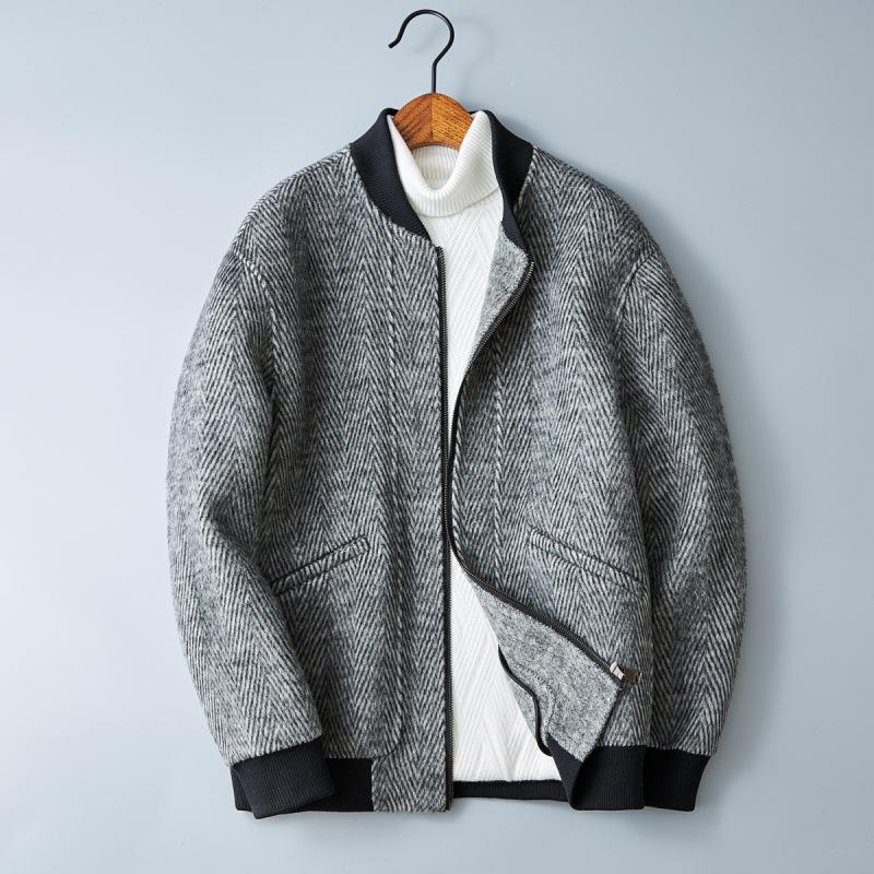 Высококачественное двустороннее твидовое пальто из шерсти «елочка», мужская короткая куртка с воротником-стойкой, шерстяное пальто, топ M
Высококачественное двустороннее твидовое пальто из шерсти «елочка», мужская короткая куртка с воротником-стойкой, шерстяное пальто, топ M