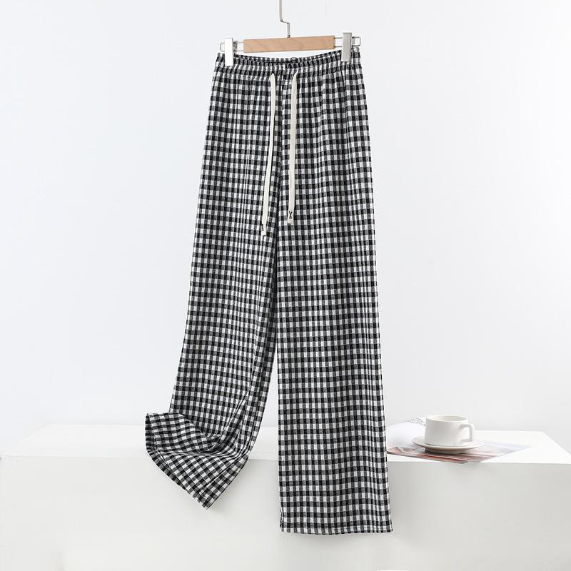 2025 Fleece-Lined Korean Style Plaid Wide-Leg Pants - Plus Size, Loose Fit, Warm Casual Outerwear XL
2025 Fleece-Lined Korean Style Plaid Wide-Leg Pants - Plus Size, Loose Fit, Warm Casual Outerwear XL