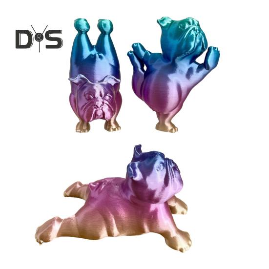 Набор из 3 3D-печатных статуй для йоги в виде бульдога, уникальный дизайн с изображением британского бульдога, многофункциональный домашний декор, подарок для любителей собак и йоги A
Набор из 3 3D-печатных статуй для йоги в виде бульдога, уникальный дизайн с изображением британского бульдога, многофункциональный домашний декор, подарок для любителей собак и йоги A