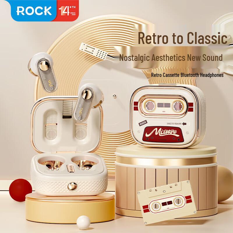 ROCK SHINCHAN02 Retro Semi-In-Ear Bluetooth Earbuds
ROCK SHINCHAN02 Retro Semi-In-Ear Bluetooth Earbuds