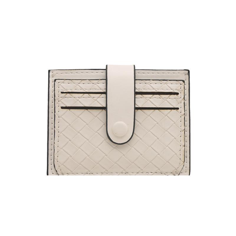 Stylish and simple woven card bag, women s compact ID card cover, anti-degaussing driver s license card holder, ultra-thin change bag. белый
Stylish and simple woven card bag, women s compact ID card cover, anti-degaussing driver s license card holder, ultra-thin change bag. белый