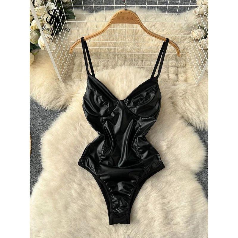 Ремешок Пу Сращивание Треугольный Комбинезон Слинг Пу Лоскутное шитье Треугольный Однотонный Комбинезон black S(S)
Ремешок Пу Сращивание Треугольный Комбинезон Слинг Пу Лоскутное шитье Треугольный Однотонный Комбинезон black S(S)