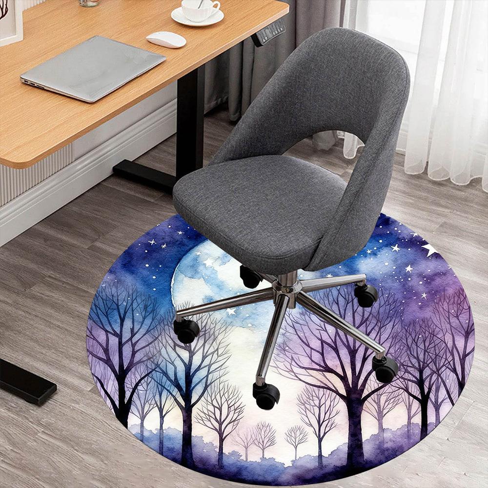 1pc Moonlit Forest Round Chair mat office Area Rug - Non-Slip, Floor Mat for Office, Bedroom, Ideal home decor gift p0105039 80cm
1pc Moonlit Forest Round Chair mat office Area Rug - Non-Slip, Floor Mat for Office, Bedroom, Ideal home decor gift p0105039 80cm
