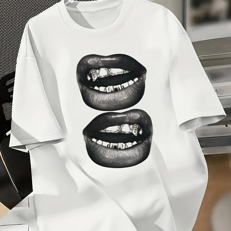 Punk & Lips Graphic Print T-shirt, Short Sleeve Crew Neck Casual Top for Summer & Spring, Women s Clothing XL
Punk & Lips Graphic Print T-shirt, Short Sleeve Crew Neck Casual Top for Summer & Spring, Women s Clothing XL