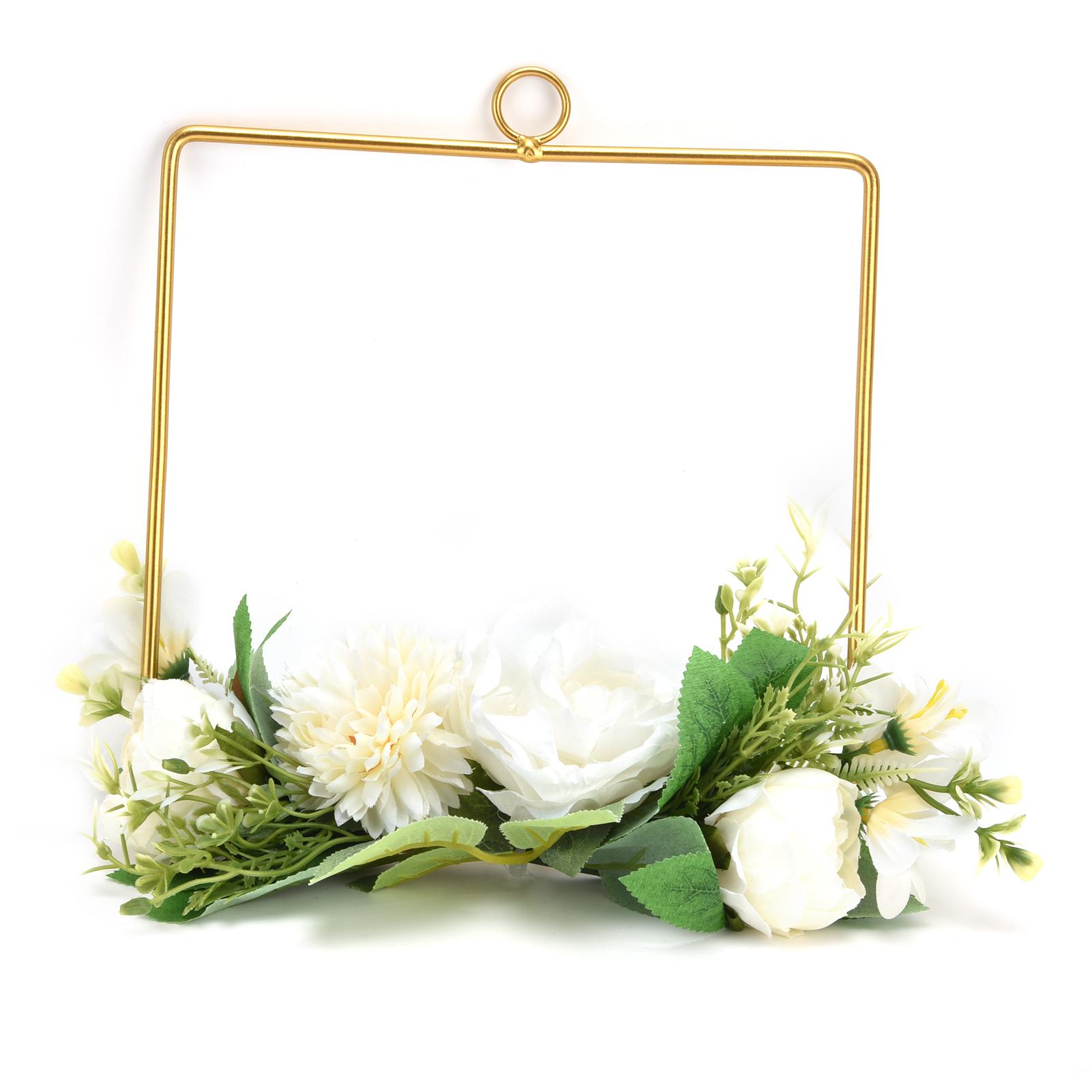 Цветочный обруч металлическое кольцо венок искусственный настенный венок для свадьбы дома кофейня Square
Цветочный обруч металлическое кольцо венок искусственный настенный венок для свадьбы дома кофейня Square