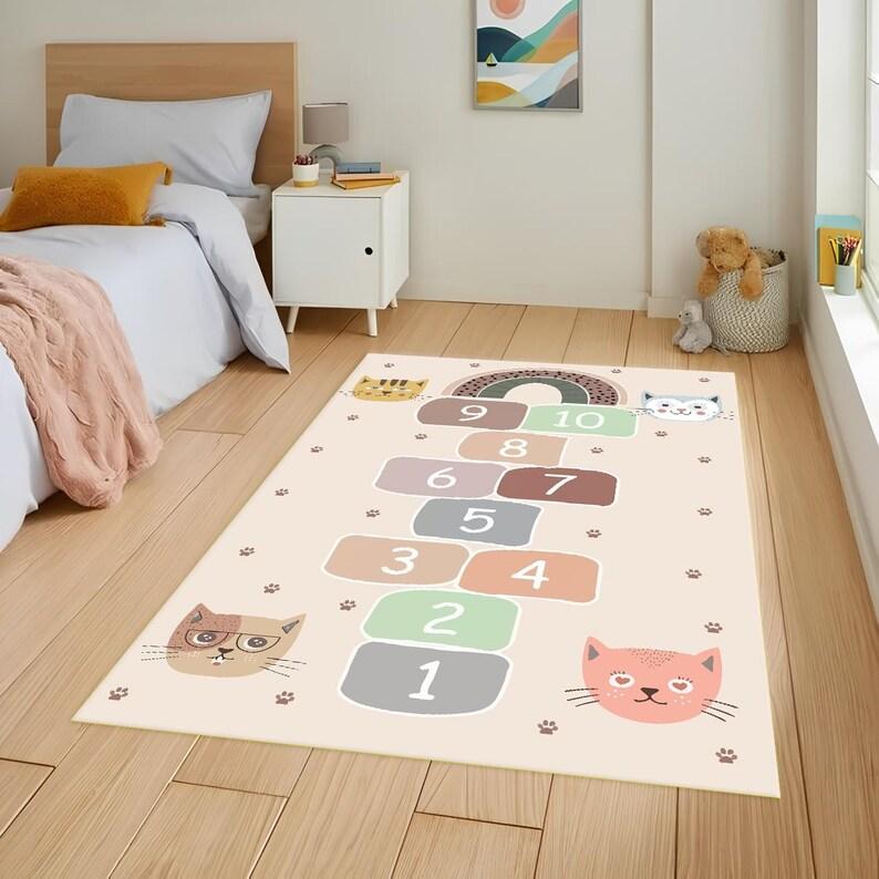 Kids Hopscotch Rug Play Mat Numbers Learning Living Room Carpet Sofa Mat Door Mat Bedroom Carpet Outdoor Home Carpets Decoration 40X60cm
Kids Hopscotch Rug Play Mat Numbers Learning Living Room Carpet Sofa Mat Door Mat Bedroom Carpet Outdoor Home Carpets Decoration 40X60cm