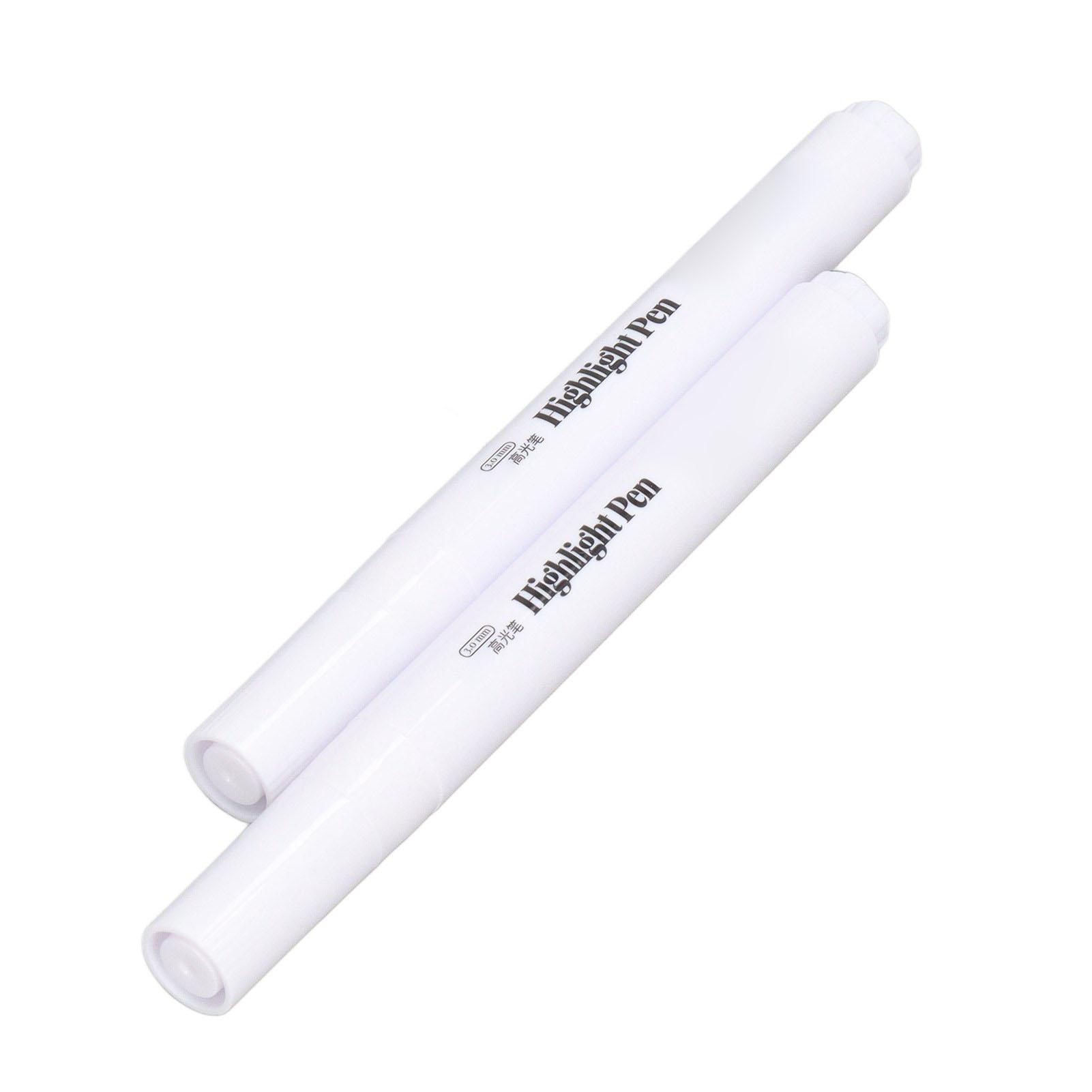 2Pcs White Marker 3.0mm Odorless Opaque Waterproof White Paint Pen for Painting Sketching Illustration
2Pcs White Marker 3.0mm Odorless Opaque Waterproof White Paint Pen for Painting Sketching Illustration