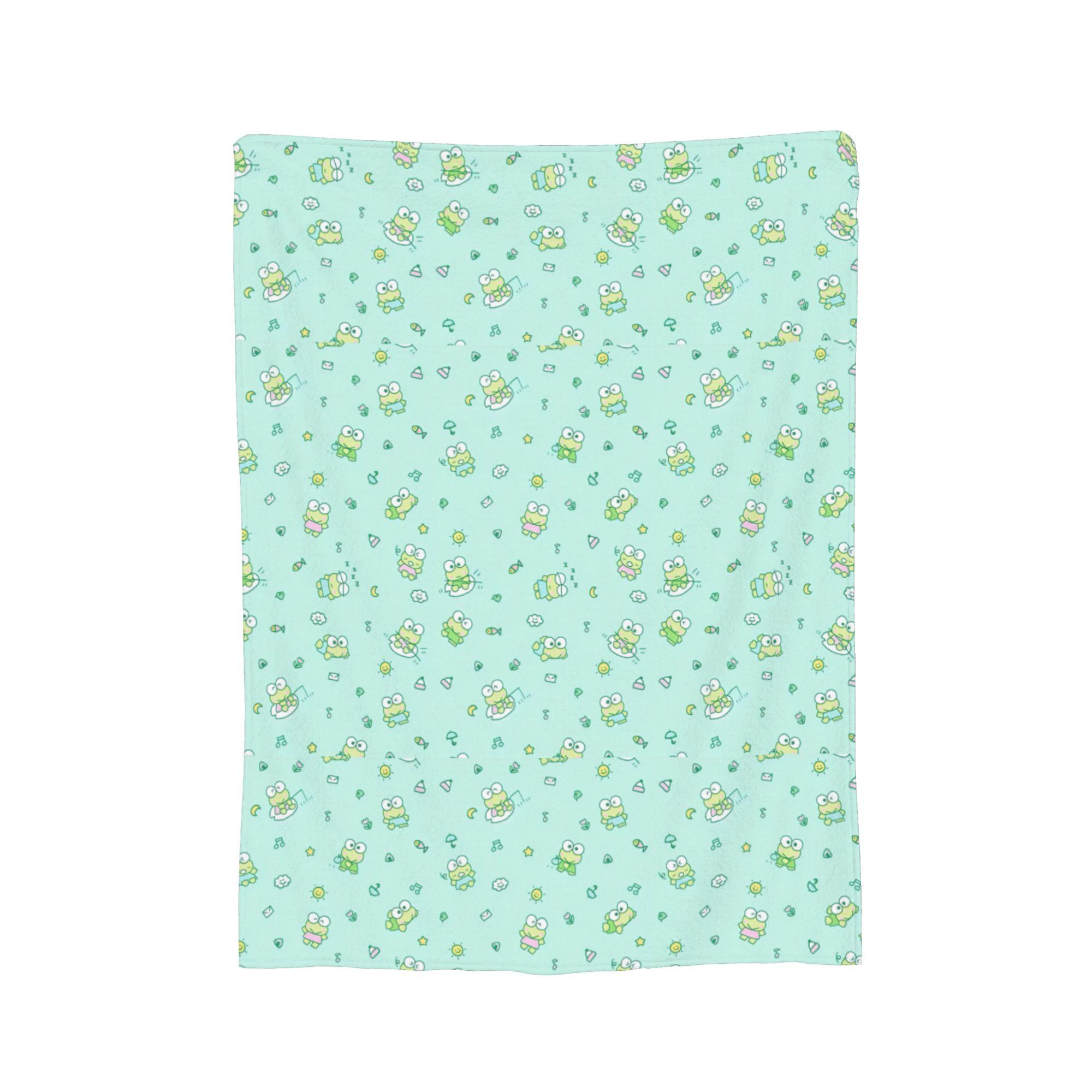 Cartoon Frog Keroppi Blanket Coral Fleece Plush All Season Portable Warm Throw Blankets for Sofa Bedroom Quilt 30x40in
Cartoon Frog Keroppi Blanket Coral Fleece Plush All Season Portable Warm Throw Blankets for Sofa Bedroom Quilt 30x40in