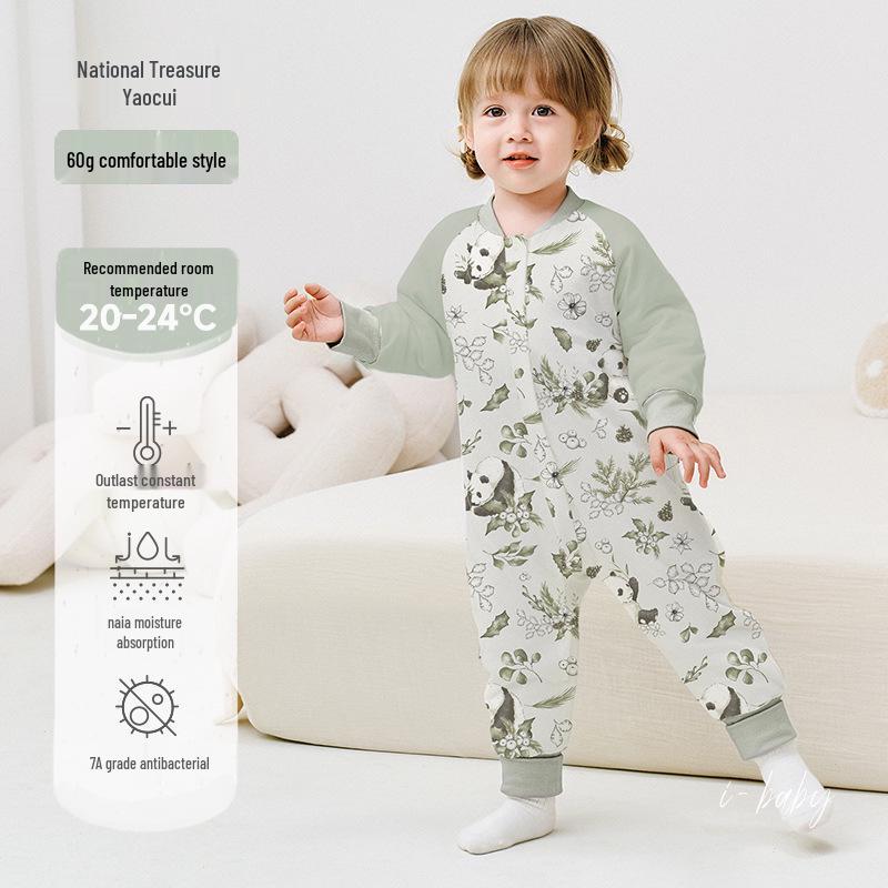 Бавовняний спальний мішок для немовлят iBaby Anti-Kick - З контролем температури, антибактеріальний, дихаючий, теплий для осені та зими Size 140
Бавовняний спальний мішок для немовлят iBaby Anti-Kick - З контролем температури, антибактеріальний, дихаючий, теплий для осені та зими Size 140