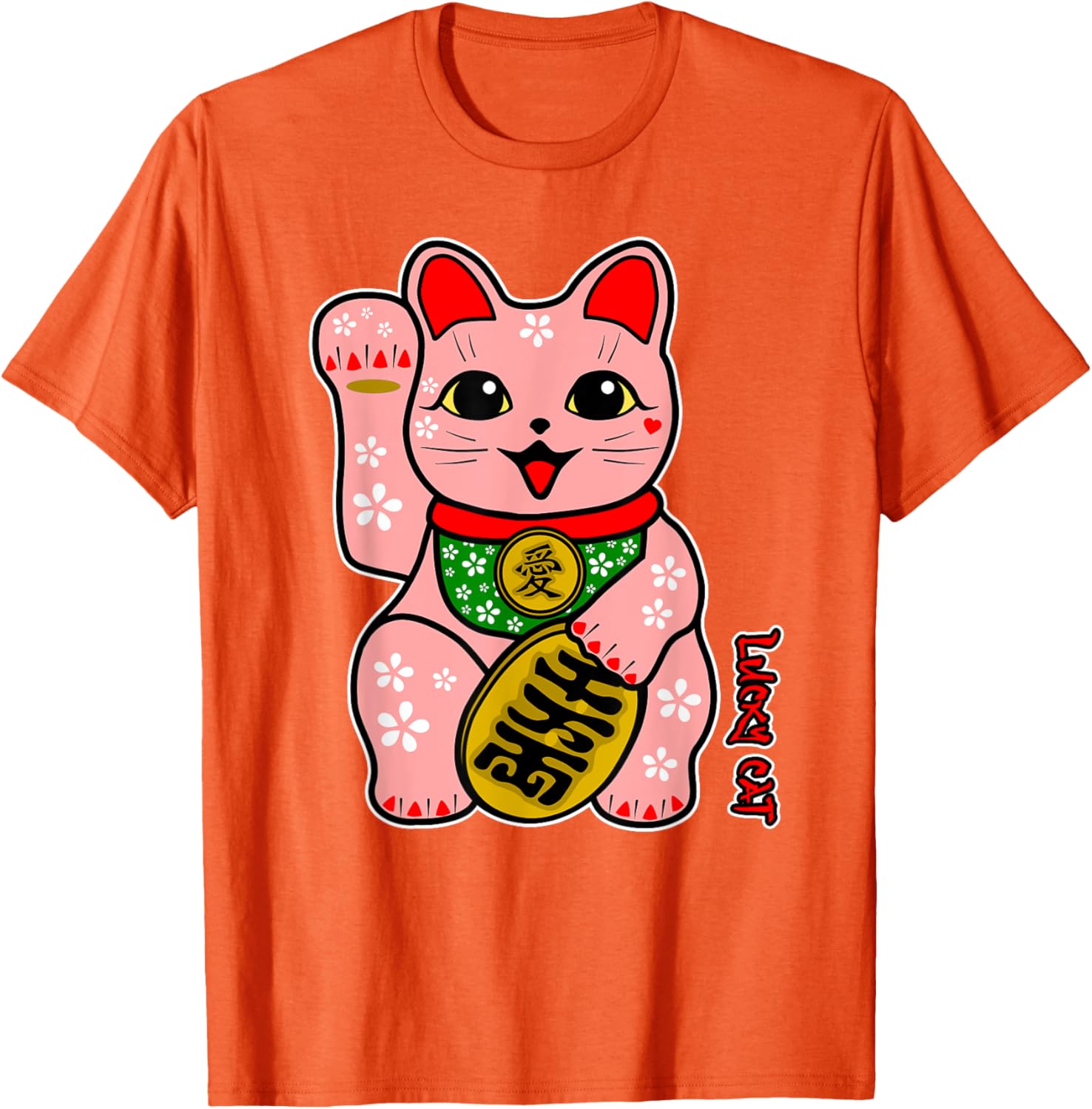 Pink Maneki-Neko Lucky Cat Floral Graphic T-Shirt Cute Japanese Kawaii Daily Wear 4XL
Pink Maneki-Neko Lucky Cat Floral Graphic T-Shirt Cute Japanese Kawaii Daily Wear 4XL