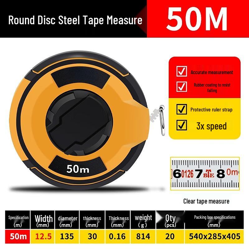 GL Series Heavy-Duty Steel Tape Measure
GL Series Heavy-Duty Steel Tape Measure