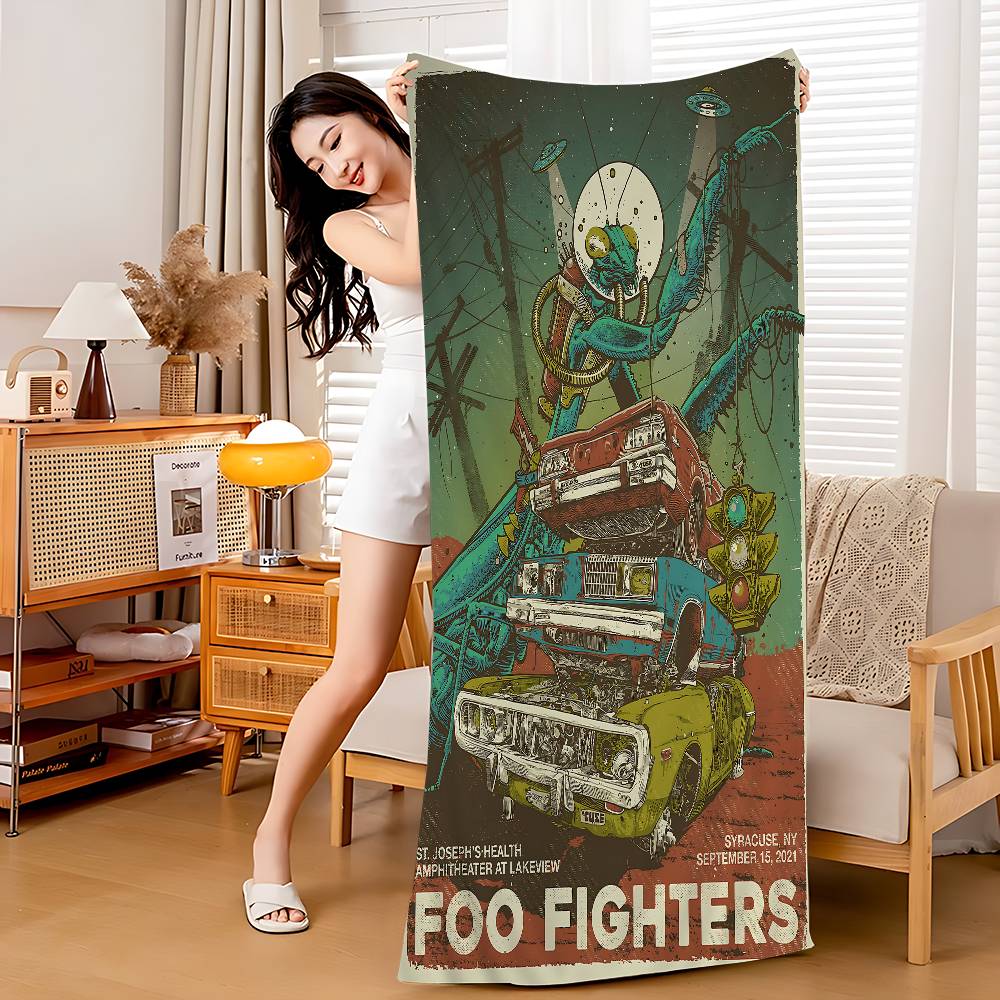 Foo Fighters Band Microfiber Printed Beach Towel Mountain Climbing Yoga Beach Swimming Running Absorbent Soft Towel W30*H60(CM)
Foo Fighters Band Microfiber Printed Beach Towel Mountain Climbing Yoga Beach Swimming Running Absorbent Soft Towel W30*H60(CM)