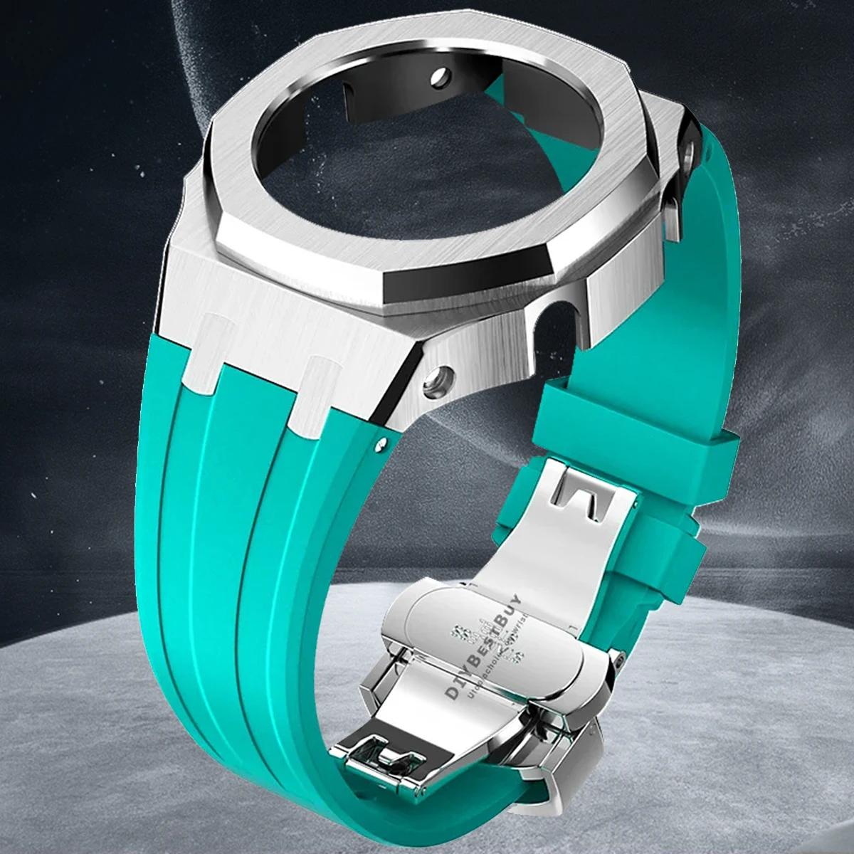 Мод-комплект Gen4 для GA2100 Металевий безель Casioak Модифікація GEN4 Покоління Гумовий корпус годинника Ремінець з нержавіючої сталі GA 2100/2110 GA2100
Мод-комплект Gen4 для GA2100 Металевий безель Casioak Модифікація GEN4 Покоління Гумовий корпус годинника Ремінець з нержавіючої сталі GA 2100/2110 GA2100