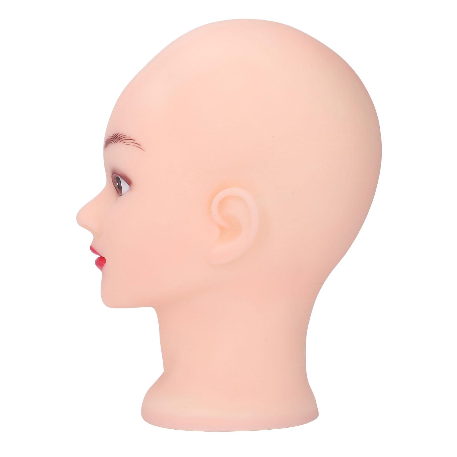 PVC Bald Mannequin Head with Makeup Wig Hat Display Model Head Mannequin Head for Practicing Massage Hairdressing Displaying Wigs
PVC Bald Mannequin Head with Makeup Wig Hat Display Model Head Mannequin Head for Practicing Massage Hairdressing Displaying Wigs