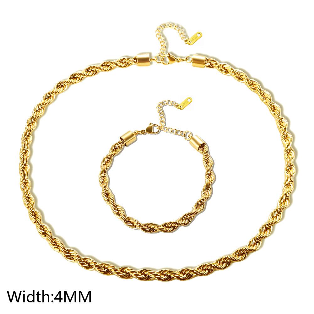 Ожерелье-цепочка из нержавеющей стали 316L золотого цвета, браслеты для женщин, девушек, модный, не тускнеющий женский набор украшений, аксессуары
Ожерелье-цепочка из нержавеющей стали 316L золотого цвета, браслеты для женщин, девушек, модный, не тускнеющий женский набор украшений, аксессуары
