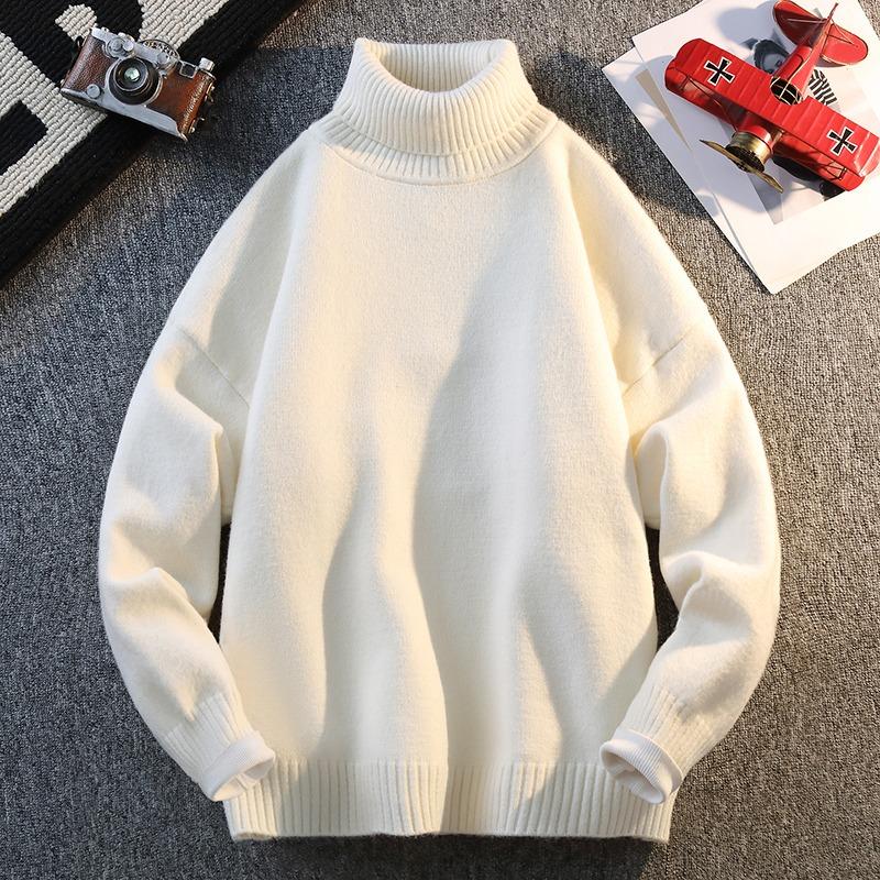 Осінньо-зимовий однотонний светр з високим коміром, чоловічий повсякденний топ XL білий
Осінньо-зимовий однотонний светр з високим коміром, чоловічий повсякденний топ XL білий