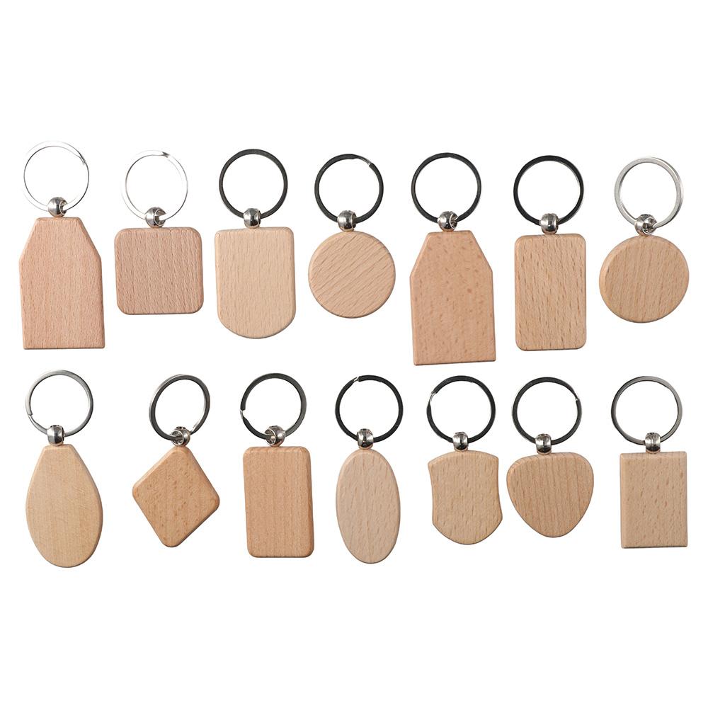 Laser Engraving Blanks Wooden Keychain Assorted Unfinished Wood Engraving Wood Key Ring Diy Gift Crafts
Laser Engraving Blanks Wooden Keychain Assorted Unfinished Wood Engraving Wood Key Ring Diy Gift Crafts