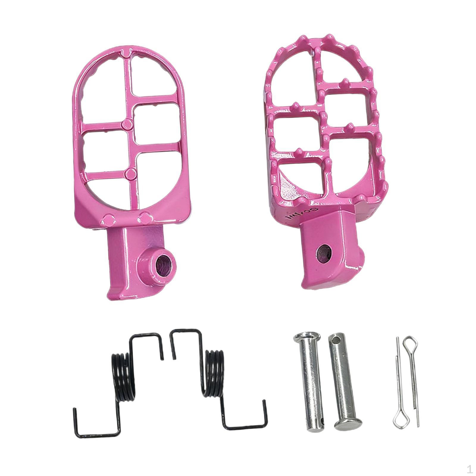 2 Aluminum Alloy Footrests, Metal Modification Parts, Easy Installation, Suitable рожевий
2 Aluminum Alloy Footrests, Metal Modification Parts, Easy Installation, Suitable рожевий