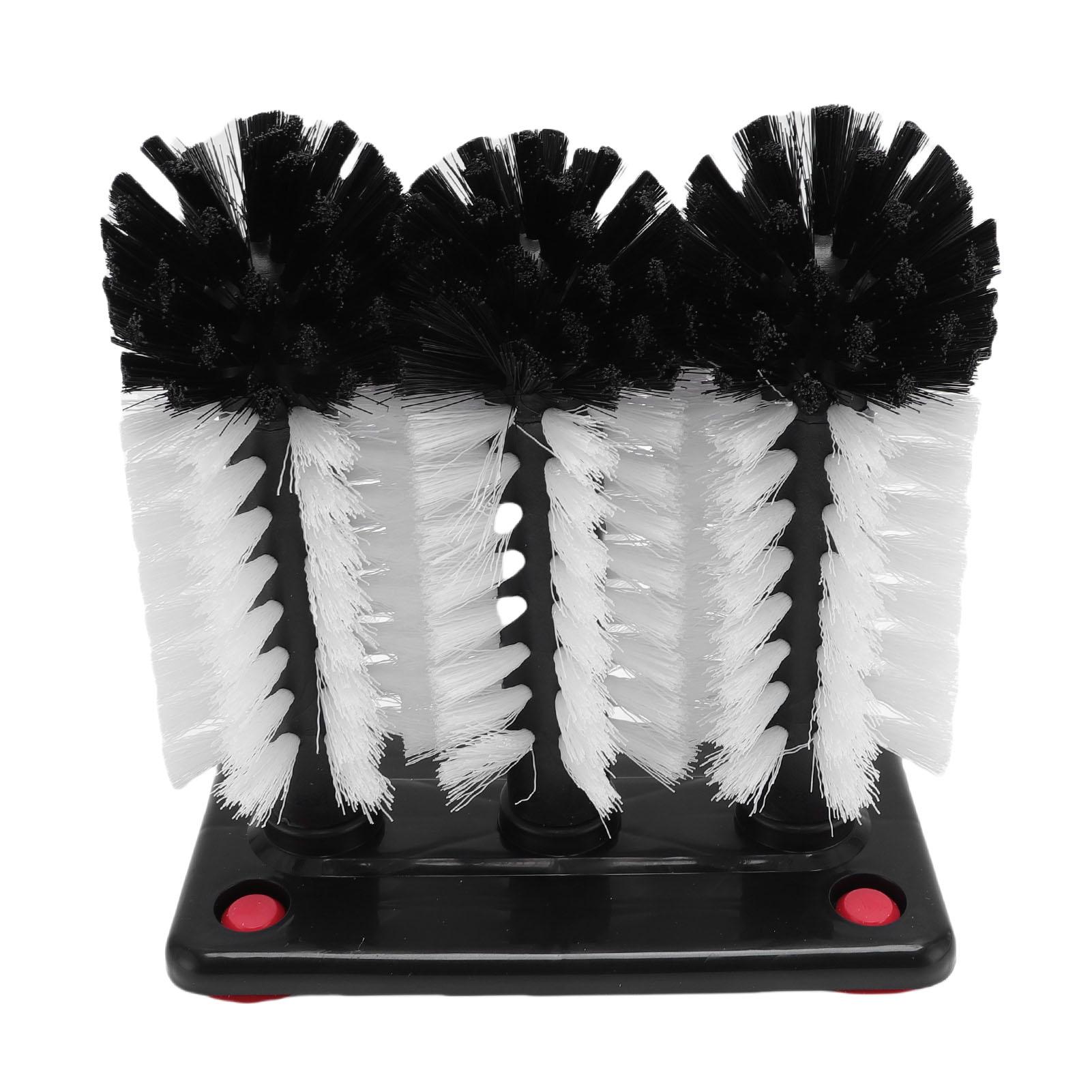 3 Heads Cup Brush Water Bottle Cleaning Brush Glass Cup Washer with Suction Base for Hotel Bar
3 Heads Cup Brush Water Bottle Cleaning Brush Glass Cup Washer with Suction Base for Hotel Bar