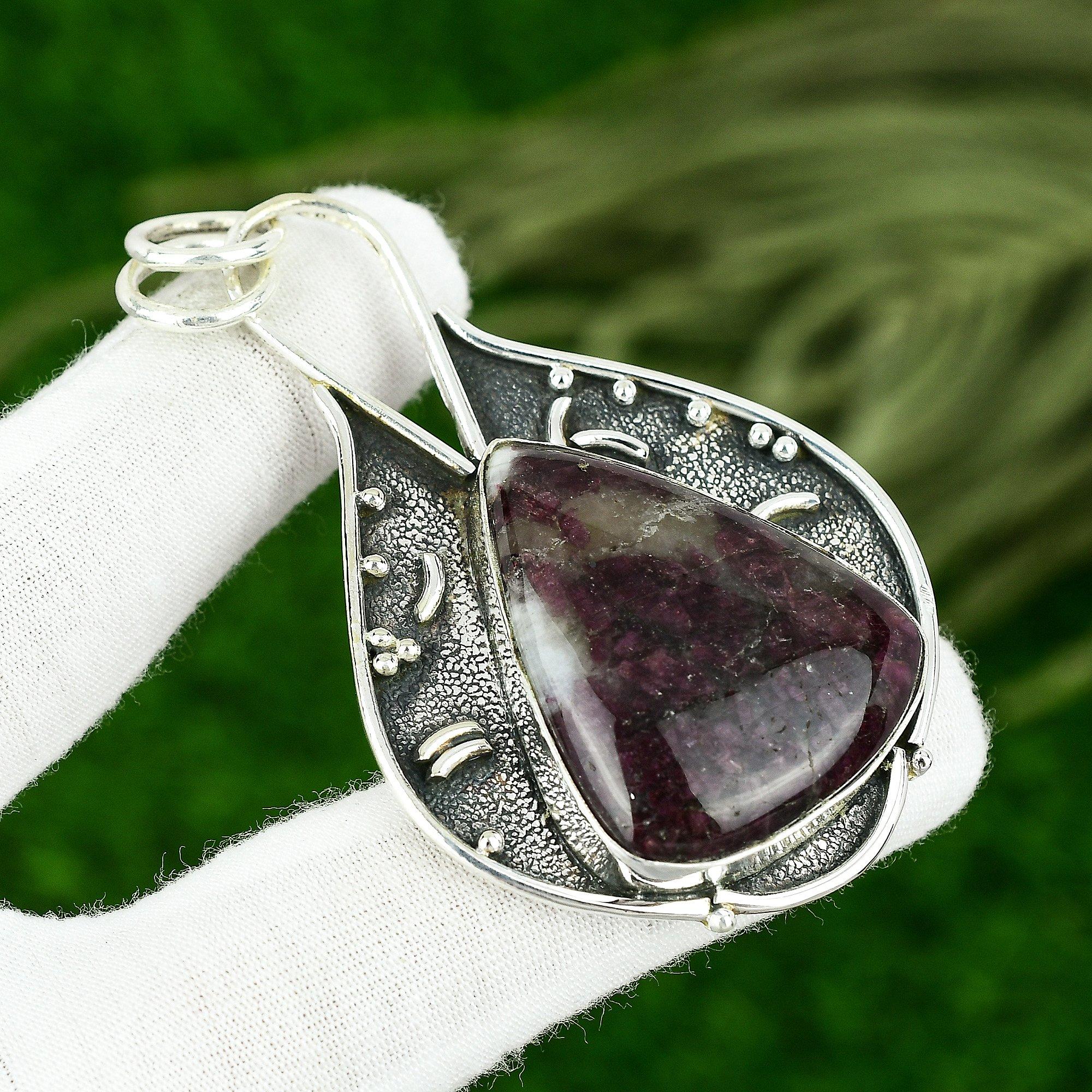 925 Silver Trillion Pink Tourmaline Gemstone Wife Bezel Birthday Pendant Jewelry
925 Silver Trillion Pink Tourmaline Gemstone Wife Bezel Birthday Pendant Jewelry