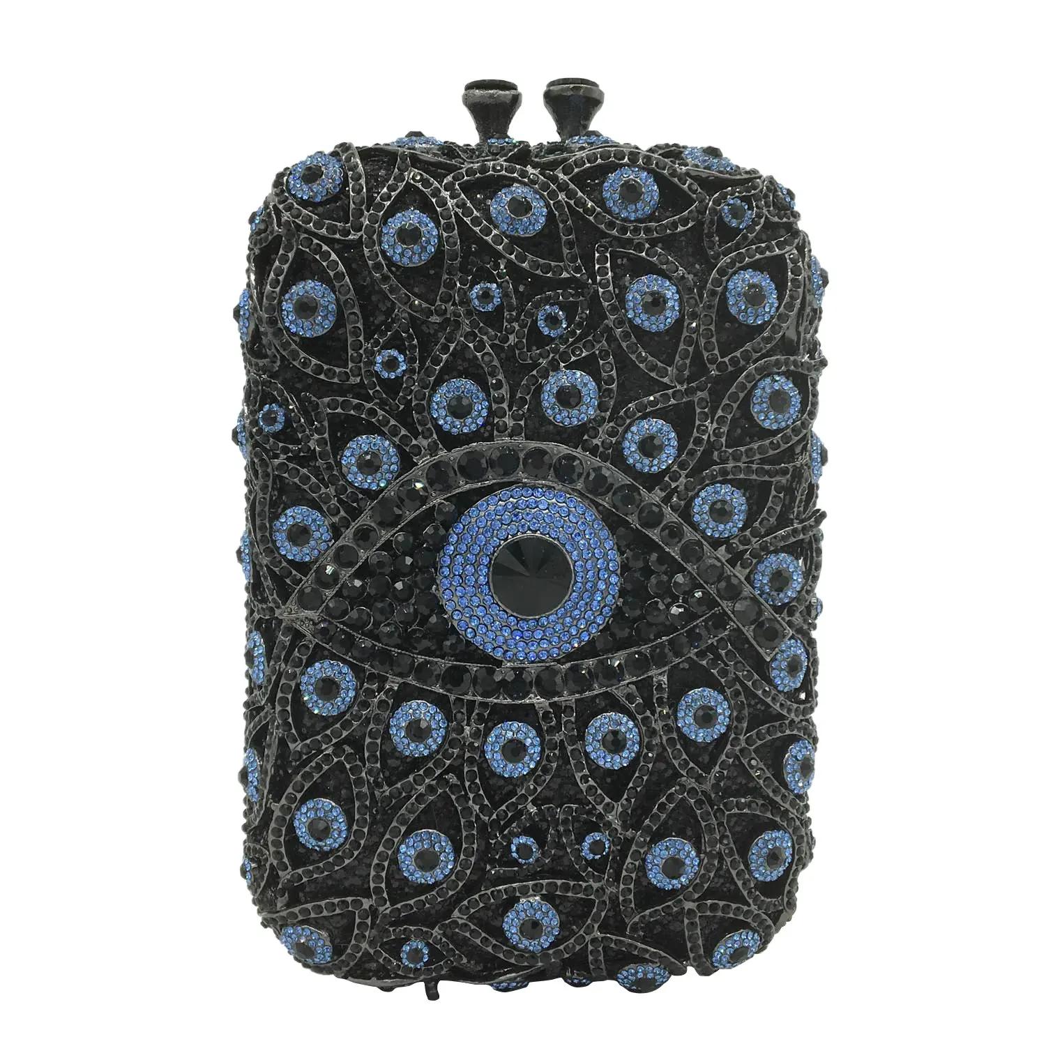 Boutique De FGG (in stock) Evil Eye Women Clutch Purse Rhinestone Evening Purses and Handbags Bridal Wedding Party Crystal Bags Mini Clutch
Boutique De FGG (in stock) Evil Eye Women Clutch Purse Rhinestone Evening Purses and Handbags Bridal Wedding Party Crystal Bags Mini Clutch