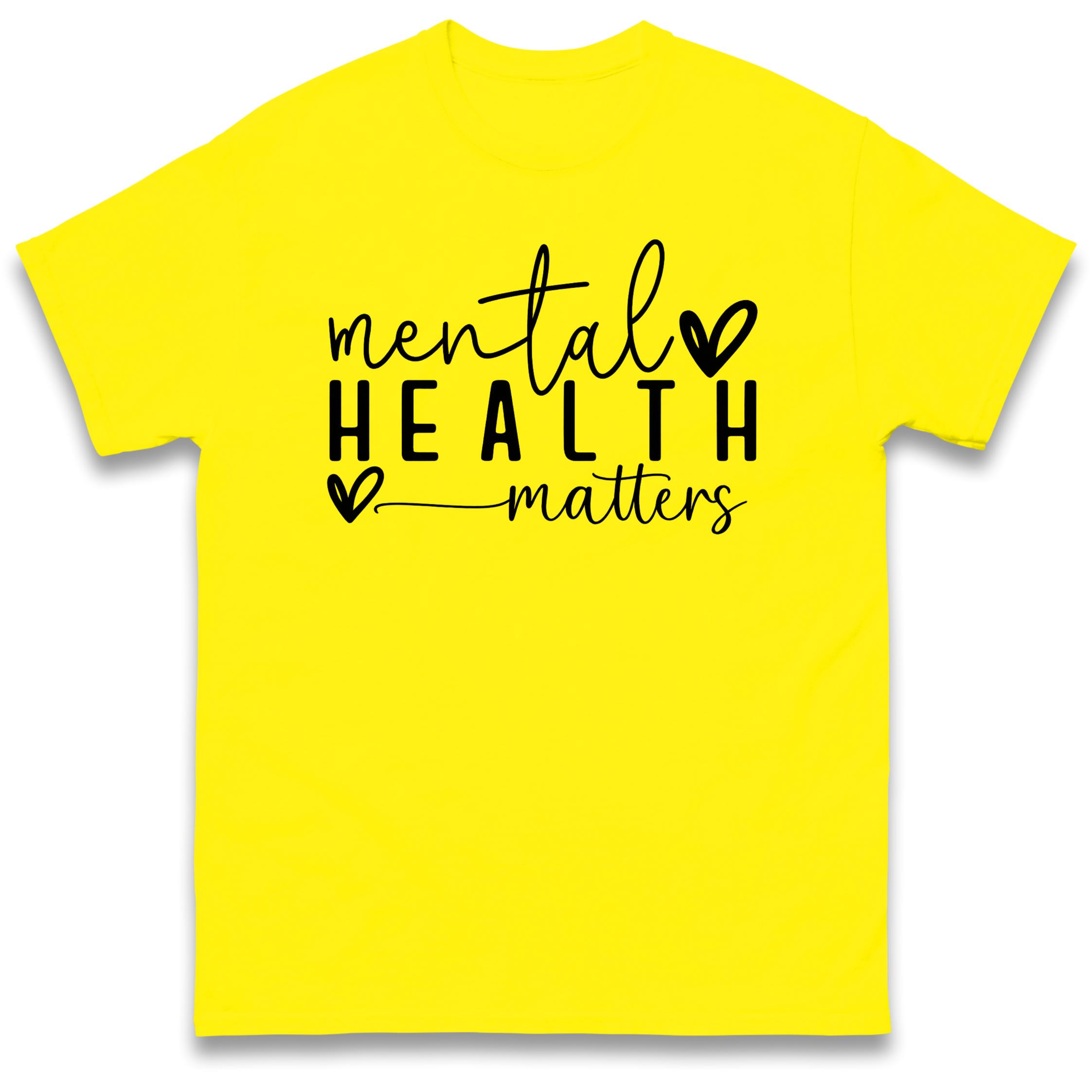 Mental Health Matters Adult T Shirt Tshirt Mens Womens Unisex Tops Tees S
Mental Health Matters Adult T Shirt Tshirt Mens Womens Unisex Tops Tees S