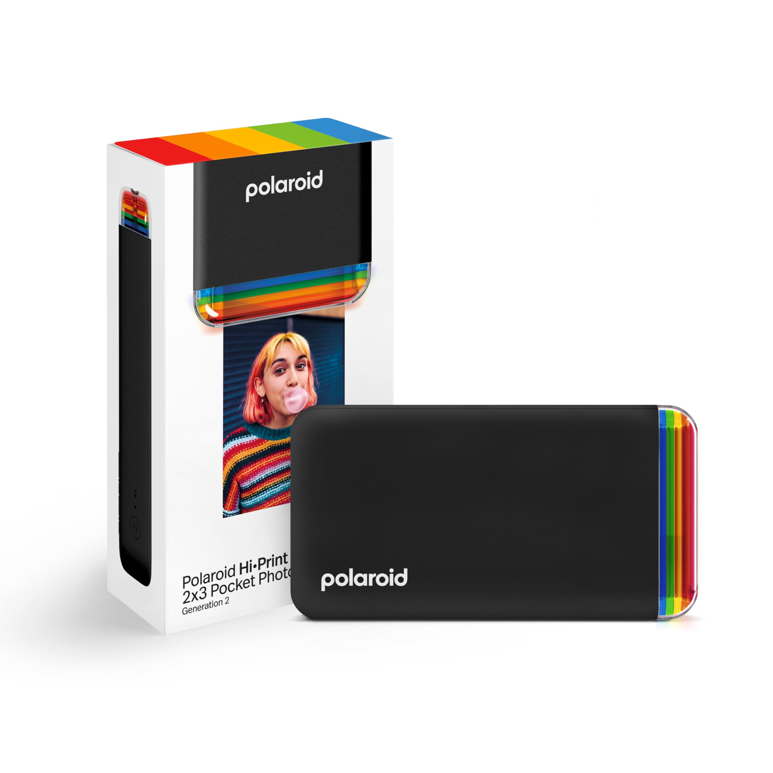 Polaroid Generation 2 2x3 Photo Printer Black High Print 2nd Generation Instant Printer Black Hi·Print (9129) чорний
Polaroid Generation 2 2x3 Photo Printer Black High Print 2nd Generation Instant Printer Black Hi·Print (9129) чорний