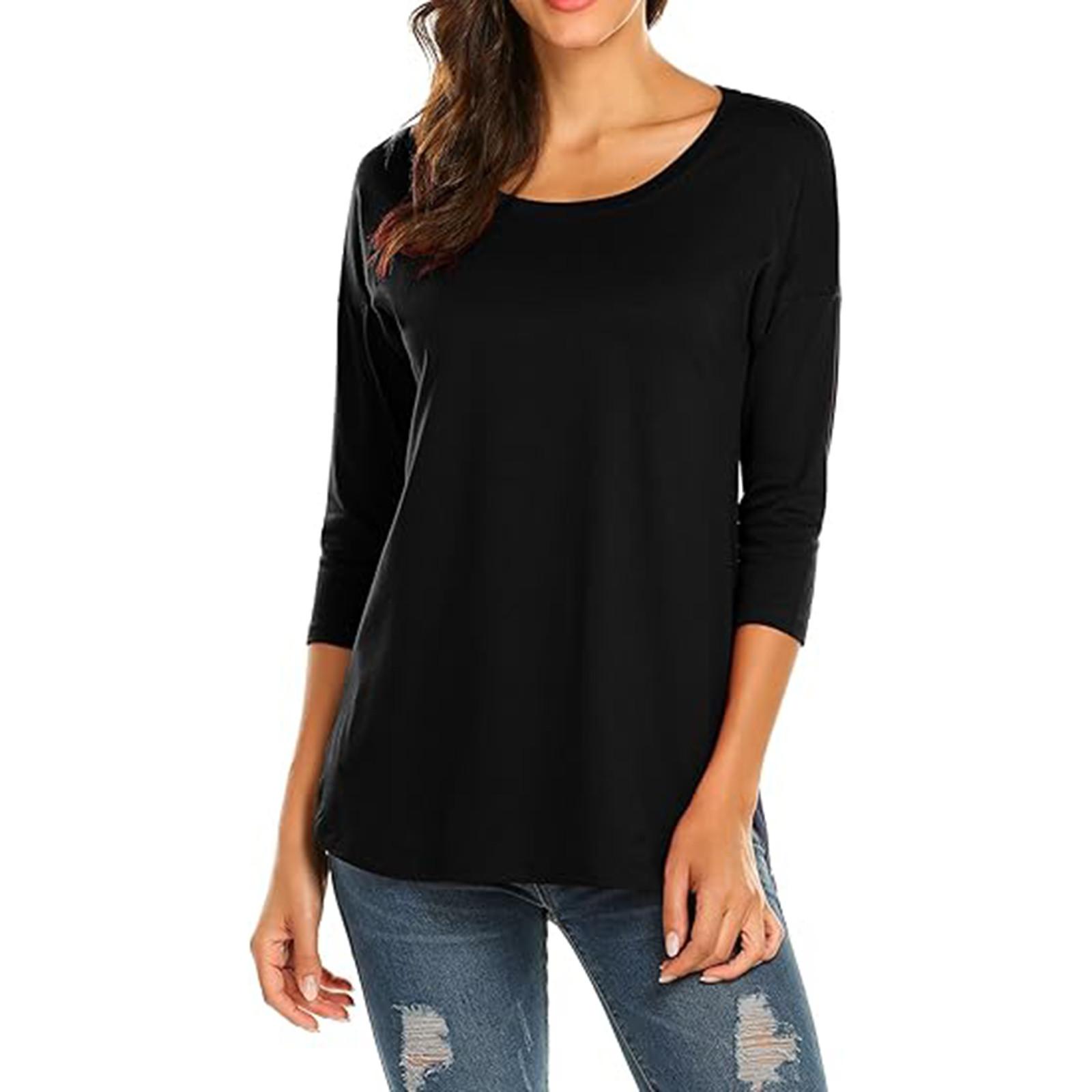 Женские повседневные свободные рубашки модные топы футболки футболки M чёрный
Женские повседневные свободные рубашки модные топы футболки футболки M чёрный