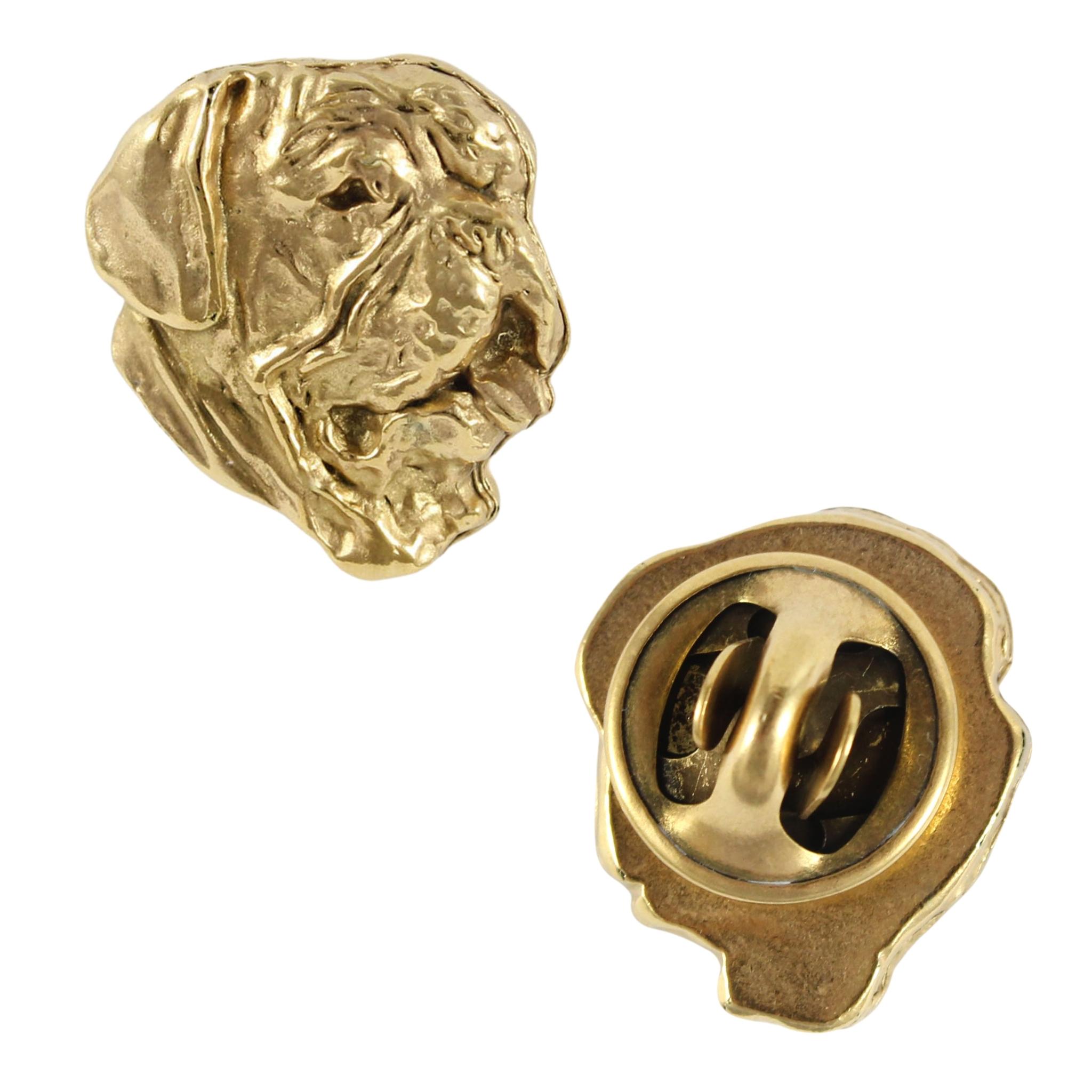Dogue de Bordeaux, French Mastiff, Bordeauxdog - Dog brooch in decorative box, elegant gold-plated pin, Art-Dog brand jacket pin
Dogue de Bordeaux, French Mastiff, Bordeauxdog - Dog brooch in decorative box, elegant gold-plated pin, Art-Dog brand jacket pin