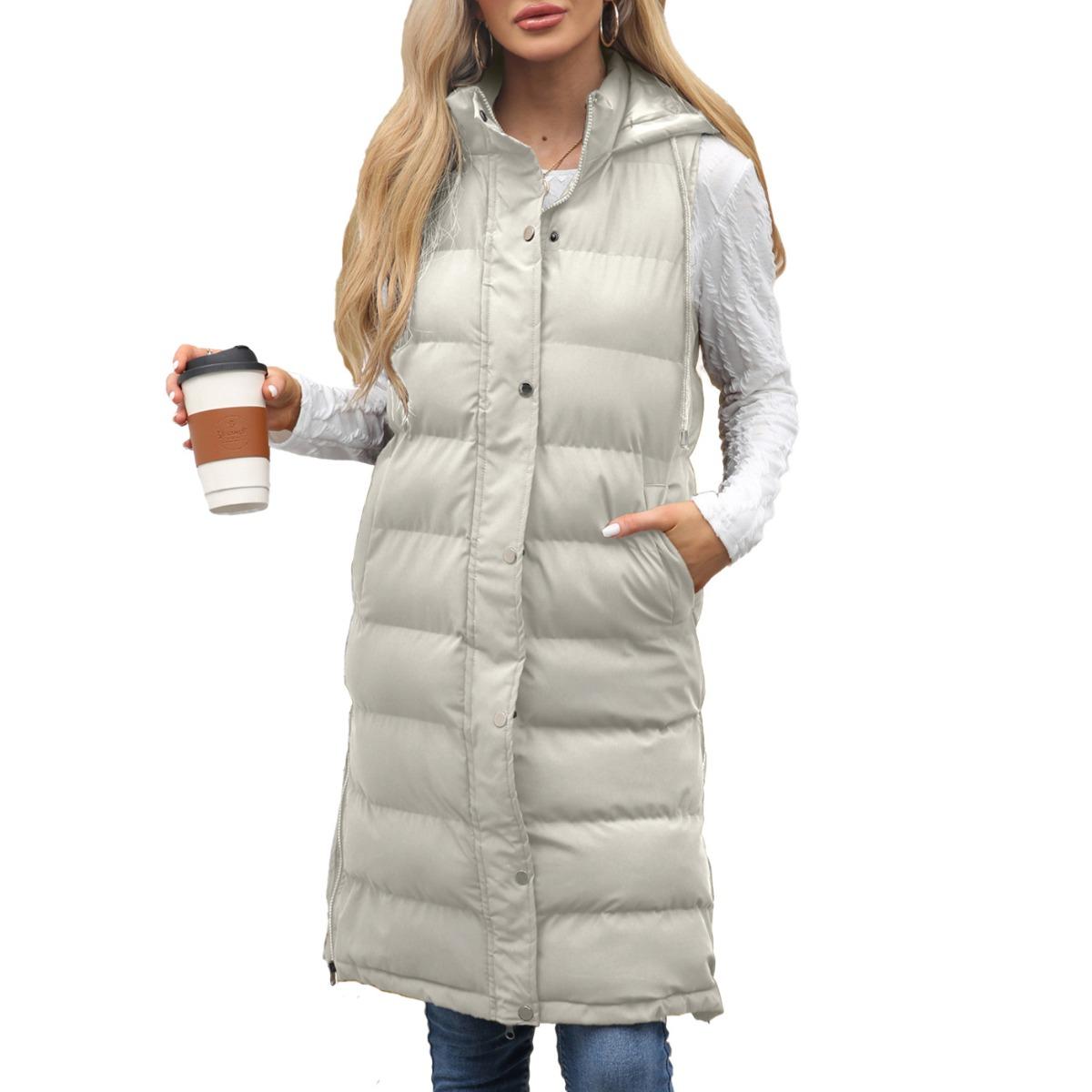 Fall Winter Women s Long Hooded Sleeveless Puffer Vest Solid Color Zip Up Quilted Thickened Warm Outerwear 5XL
Fall Winter Women s Long Hooded Sleeveless Puffer Vest Solid Color Zip Up Quilted Thickened Warm Outerwear 5XL