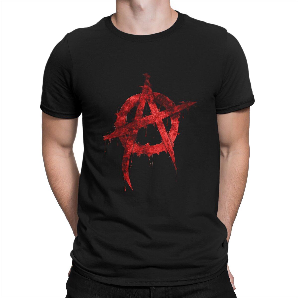 Anarchy Anarchist Symbols Blood Tshirt Homme Mens Tees Polyester T Shirt For Men 4XL
Anarchy Anarchist Symbols Blood Tshirt Homme Mens Tees Polyester T Shirt For Men 4XL