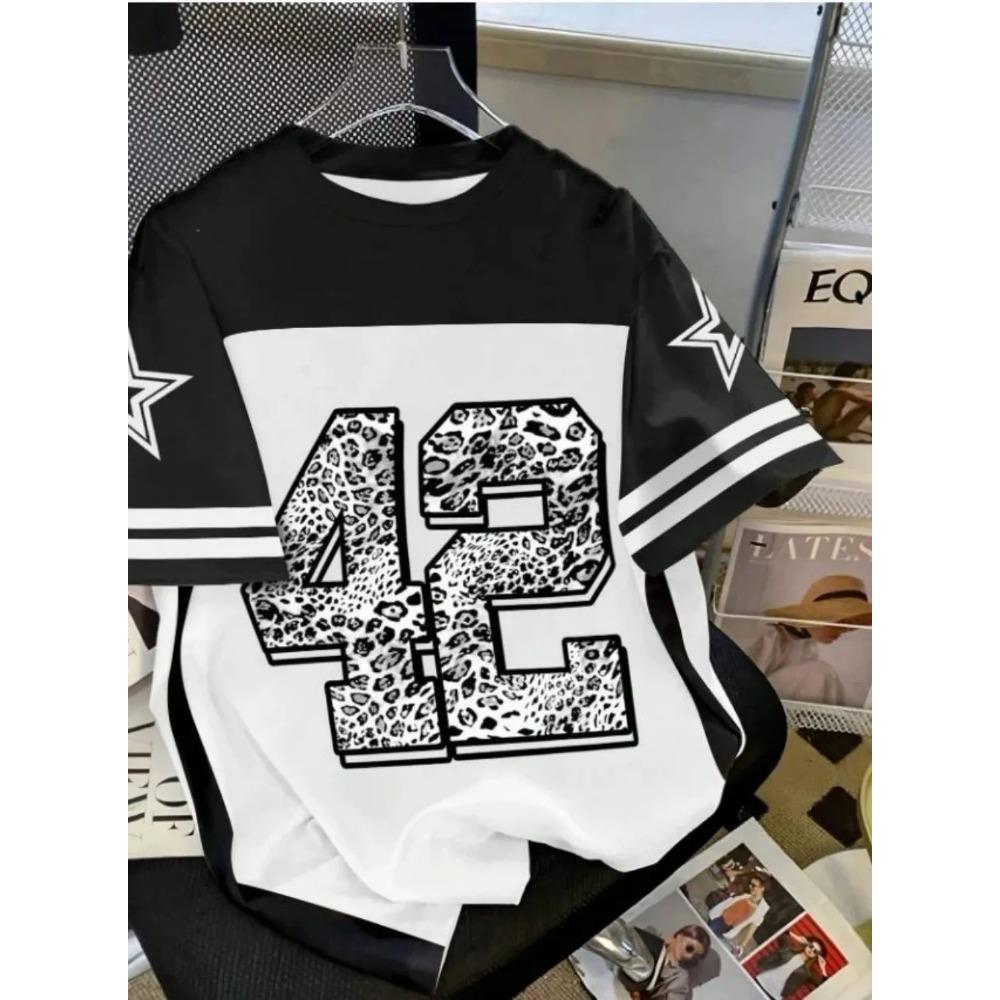 New Summer American Simple Casual Crew Neck Breathable T-shirt Street Digital Printed Pattern Tees Sports Style Tops S
New Summer American Simple Casual Crew Neck Breathable T-shirt Street Digital Printed Pattern Tees Sports Style Tops S